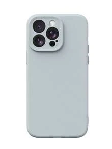 高品质液态硅胶手机壳，兼容 17 Pro Max、17 Pro、17 Air、17、16、15、14、13、12、11 Pro Max Plus，触感柔软，防震保护套 - 遠峰藍 - 查看 3