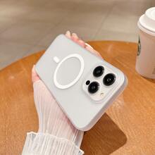 Funda protectora magnética Ice Mist, antideslizante y anti-caídas, carcasa dura ultrafina de material PC+TPU. Compatible con Apple APPLE 17/17 Air/17 Pro/17 Pro Max, 16/16 Pro/16 Plus/16 Pro Max/16E,11 1213 14 15, así como modelos Galaxy S25 Ultra/24 Plus/23/22. Funda para teléfono Apple 17, funda acrílica para teléfono, funda Apple 17 Pro Max, funda Apple 17 Pro Max con Magsafe