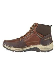 Botas Para Hombre Lobo Solo Tp Besani Aventura Urbanas Impermeables Antideslizantes Resistentes Al Desgaste Con Suela De Goma Duradera Y Plantilla Amortiguada Para Senderismo Montaña Y Uso Diario - Marrón - Ver 3