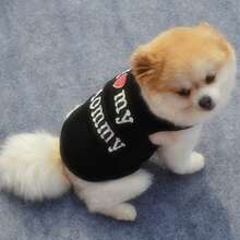 Chaleco con estampado de perro, camiseta para mascotas para perros pequeños/medianos, camiseta informal - Multicolor - Ver 10