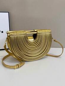 Bolso de mano con diseño de fideos, bolso de mano con forma de dumpling, bolso de hombro para mujer, bolso bandolera