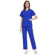 High Repurchase Rate! Skin-Friendly & Breathable Hand Washing Smock For Women, Quick-Drying Soft & Loose Style, /Lab Uniform, So Comfortable You Won't Want To Take It Off, Highly Recommended By Repeat Customers - Royal Blue - View 5