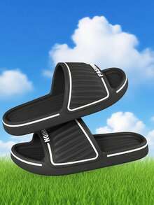 Sandali alla moda unisex, adatti per pantofole da casa, sport acquatici all'aperto, spiaggia, uso casual, ciabatte con cinturino morbido e antiscivolo, colore unito