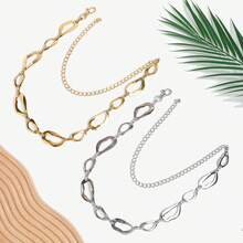 1pc Bohemian Style Asymmetrical Exaggerated Women Waist Chain - Waist Chain - View 2