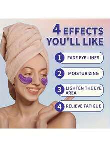 20pcs/10pairs Gel Eye Mask, Eye Care, Reduce Dark Circles, Smooth Fine Lines, Gel Eye Patches, Great Gift For Women, Friends, Christmas, Suitable For Both Men And Women