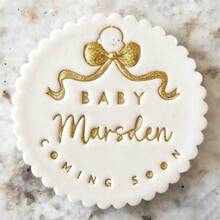 定制文字蛋糕装饰、DIY模具、糖霜蛋糕模板、婚礼翻糖压花工具、名字蛋糕模具、手工饼干/糕点压花印章 - 彩色 - 查看 29