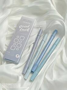 4pcs Double-Headed Fluorescent Highlighter Pens, Quick-Drying, School & Magazine Supplies, Fine Tip & Chisel Tip Cute Highlighters And Colored Markers, Back To School