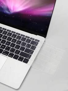 1 件黑色键盘保护膜，适用于 MacBook ISO 布局（欧洲版），电子产品，办公用品，电脑配件，屏幕保护膜