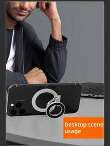 双面手机支架，兼容 14/15/16 - 强磁可折叠指环支架和手指握持支架，通用型 - 雙面磁吸支架 - 查看 7