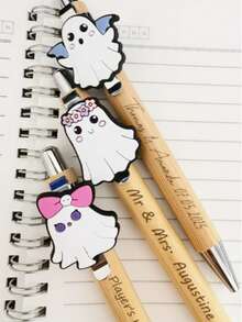 Custom Holiday Pens, Christmas Pens, Custom Gifts, Personalized Gifts, Christmas Friends Pens, Christmas Pen, Cute Christmas Pen, Christmas, Christmas Stationery, Stationery, Father Christmas Pen, Snowman Pen. - Multicolor - View 8