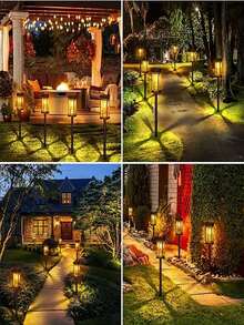 Solar Mandala Wall Lamp, Suitable For Holiday Parties, Projection Floral Lampshades For Thanksgiving, Christmas Party Atmosphere, Seasonal Garden Decoration, Landscape, Yard, Lawn, Deck, Path, Holiday Gifts. - 暖色 - 查看 10