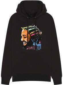 Men Zip-Up Hoodies - Black - View 3