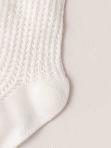 Lace Ruffle Princess Mesh Breathable Socks New Transfer Socks Pearl Socks Children Ankle Long Sock Summer Baby Girls Kids Toddler For 0-3Years - Beige - View 5