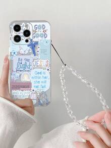 1个透明水钻装饰防震保护壳，兼容 17 Pro/17 Air/17/17 Pro Max/16/11/16 Pro/16 Plus/16 Pro Max/16 e/15 Pro Max/13/14/12/XS/XR/7G/8P，兼容三星Galaxy和红米手机，国际版，非国内版 - 彩色 - 查看 2