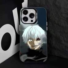 Funda de Teléfono Anime  para 17,16,15,14,13,12,11,Pro,Max,Plus,E Anti Caída Negra Mate Dura - z3 - Ver 10