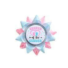 1/2 Gender Reveal Party Pins, Boy Or Girl Gender Reveal Party Brooch, Suitable For Baby Shower - Multicolor - View 9