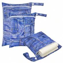 2 Sacos Impermeáveis (Tamanho M + Tamanho P), Impermeáveis e Reutilizáveis, com Zíper, para Viagem, Praia, Piscina, Natação, Fraldas de Bebê, Roupas Molhadas de Academia e Yoga, Roupas de Banho, Lenços Umedecidos, Presentes para Mulheres, Presentes de Natal, Ideias de Presentes para Mulheres