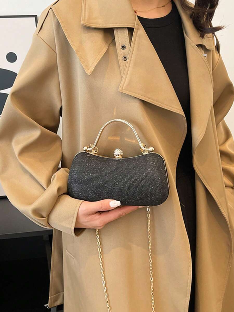Fashionable Chain Shoulder Evening Handbag