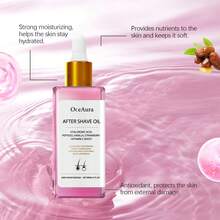 90ml Strawberry Scented After Shave Care Oil, Gentle Ingredients Moisturize, Nourish And Soothe Skin For Smooth Finish - 90ml - View 4