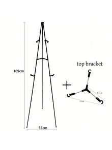 Giá vẽ gấp gọn 66 inch, Giá vẽ bảng hiệu tiệc mừng em bé - Giá đỡ trưng bày di động - Khả năng chịu tải 5 lbs, Thích hợp để trưng bày biểu ngữ và áp phích tiệc mừng em bé, Chân đế ba chân bằng kim loại có thể điều chỉnh, Giá vẽ để bàn và trên sàn, Chân đế ba chân bằng kim loại lớn có thể điều chỉnh, Đế màu đen, Quà tặng Phục Sinh, Giá vẽ cần thiết cho đám cưới, Giá đỡ áp phích để sàn tức thì, Nhẹ và có thể gấp gọn, Trang trí ngoài trời cho sinh nhật, đám cưới - Nhiều màu - Xem 9