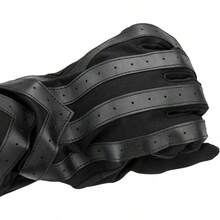 Isotoner Men's Spandex Touchscreen Cold Weather Gloves - Smartdri 黑色 - 查看 6