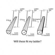 Ladder Stabilizer Standoff Brackets With Foam Elbows Sold In Pairs - As Pic - View 2