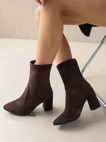 SOCTU Women Ankle Boots & Booties - Brown - View 2