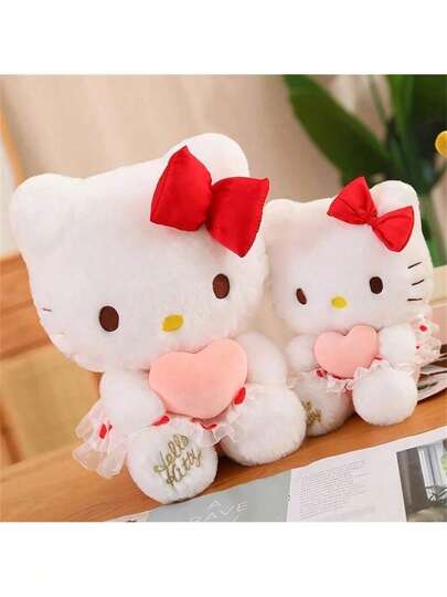 Miniso Sanrio Hello Kitty Stuffed Toys Kawaii Baby Gifts Christmas Stuffed Toys Home Sofa Pillow Decor Birthday Gift 40cm/15.75inch
