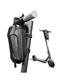 1 件反光 3L 防水电动滑板车和自行车车把包，可拆卸电动滑板车包，升级版自行车包，通用前挂包，用于携带充电工具和锁滑板车配件，兼容 M365/ES 和其他系列电动滑板车摩托车平衡车自行车包 - 黑色 - 查看 2