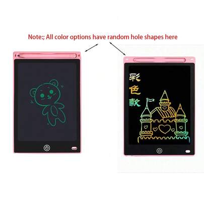 1pc/2pcs/4pcs/5pcs LCD Color Drawing Board, LCD Writing Tablet, Inspire Children's Creativity, Equipped With Stylus, Montessori Teaching Aid Electronic Writing Board, Magic Blackboard Art Painting Tool, Colorful Doodle Erasable Drawing Board, One-Click Lock Or Clear, Dust-Free Ink-Free Reusable Educational Learning Writing Tablet