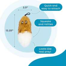 Outward Hound Tail Teaser Replacement Lure For Dog Teaser Wand, Fox