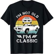 1968 68 GTO Classic Car Old School Muscle Car Gift Uni T-Shirt - 黑色1 - 查看 1