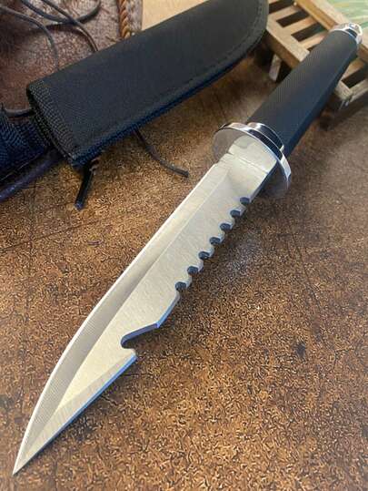 Weight  D2 Fixed Blade Knife | Steel Blade G10 Handle Full Handle | EDC Utility Knife | Suitable for outdoor work, camping, hiking trips