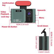 4K 行车记录仪，2160P 车载摄像头 - 彩色 - 查看 6