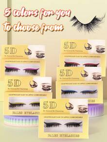 Set combo di ombretti e ciglie finte, include eyeliner glitterato adesivo e ciglie finte, impermeabile, senza colla necessaria, adatto per trucco da festa e palcoscenico, ideale per principianti