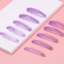 睫毛提升垫套装（5对装），硅胶睫毛烫卷器，睫毛提升贴片，可重复使用的专业自粘式睫毛提升贴片，无香型睫毛提升模具，化妆美容工具 - 彩色 - 查看 10