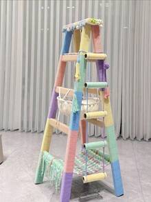 1 Peça, Capa de Corda para Estrutura de Escalada de Gato DIY, Múltiplas Cores para Escolher, Anti-Mordida, Corda Colorida, Adequado para Brinquedos de Estimação e Decoração Artesanal, Material Criativo Antiderrapante para Casa, Instalação Reforçada e Sem Ferramentas, Ferramenta de Moagem de Pata de Gato