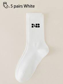 40只/30只/24只装男女通用舒适运动袜，男士长袜适合运动和训练，女士长袜适合休闲和商务穿着，抗菌、柔软、黑白配色、防臭、吸湿排汗、轻便舒适，适合秋冬季节穿着，20只/10只/8只/6只/4只/2只装，秋季 - 彩色 - 查看 44