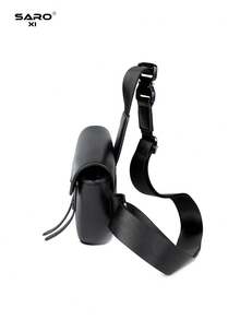 Men's Waist Bag Chest Bag Adjustable Shoulder Strap For Running Commuting Sports Outdoor Personalized Saddle Bag, Casual Street Style Crossbody Bag For Young Men , Zipper Shoulder Bag Lightweight Simple Solid Color Messenger Bag Gun Holster Pouch Belt Bag Festival Phone Bag