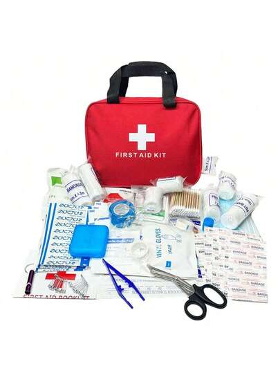 Large Size First Aid Kit / Large First Aid Kit / Small First Aid Kit, Car, Pharmacy, Student Medical Pack, Portable Travel Emergency Pack, Household, Outdoor Essential, Suitable For Christmas And New Year Gifts