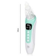 可充电便携式电动吸鼻器，3档吸力可调，带音乐功能，含3个吸嘴，400mAh锂电池 - 白色 - 查看 8