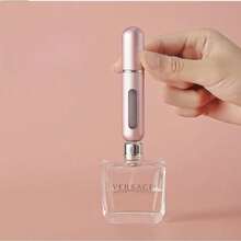 12Pc Perfume Bottle Sub-Bottle Rechargeable Spray Bottle Aluminum Portable Travel Cosmetics Sample Perfume Bottle - 5毫升;紫色;陽極氧化鋁+aS+PP - 查看 1
