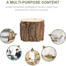 Drewniana doniczka na kwiaty z kory, doniczka z naturalnego drewna, doniczka na sukulenty, wazon z kory, wazon z pnia drzewa, drewniana donica do roślin doniczkowych, ozdoby świąteczne, rustykalna doniczka z pnia drzewa, wiaderko w stylu rustykalnym do dekoracji świątecznych, spersonalizowane prezenty świąteczne dla kobiet