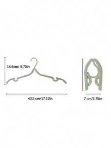 20/10/8/6/5/3/1 piezas Percha de ropa de viaje, percha plegable portátil para viajes, percha de ropa plegable, estante de secado, percha de viaje antideslizante, percha antideslizante para tiendas minoristas, accesorio esencial para cruceros (colores aleatorios) - Multicolor - Ver 10