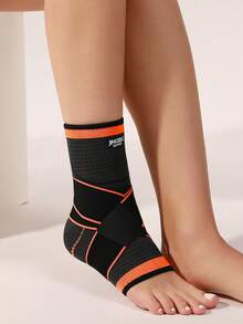 JINGBA SUPPORT 1 pieza Manguito elástico de punto unisex - Ligero y transpirable, con soporte de compresión, apto para deportes y uso diario - Naranja - Ver 2