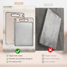 BOOSEN 2 IN 1 Tabla de Cortar de 304 Acero Inoxidable, Tablas para Picar Cocina de Doble Cara Antideslizante con Trapos de Limpieza, Titanm Cutting Board, Dise?o de Malla Resistente los Ara?azo ? - negro - Ver 6