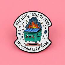 Cute Enamel Pin Lapel Pins Badges On Backpack Women's Brooch Clothes Gift Jewelry Fashion Accessories - NR8889 - Xem 4