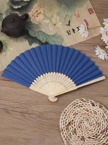 (There Are Minor Defects In The Production Process, But It Will Not Affect The Finished Product) 1PC/2pcs/9pcs/10pcs Colorful Paper Fans, Foldable Fans For Wedding Guests, An Ideal Fashion Accessory And Gift (The Front Of The Fan Is Intact, But The Back May Inevitably Have Some Staining, Please Order Carefully If You Mind)