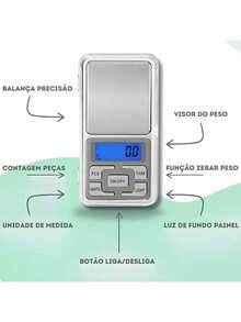 Mini Digital Pocket Scale 0.01g To 500g / High Precision With LCD Display / Portable For Kitchen / Jewelry / Gold / Herbs / Spices / Laboratory And General Weighing - 1 - 查看 7