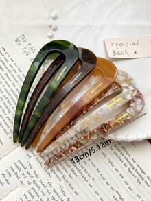 2 piezas Clip de cabello de acetato con forma de U estilo vintage para mujeres, apto para mayores de 14 años, accesorio decorativo diario, regalo perfecto para el Día de la Madre, peines, peines para el cabello, peine lateral, artículos escolares, otoño, accesorios para el cabello, accesorios para el cabello para mujeres, viajes, accesorios, accesorios para mujeres, accesorio para el cabello, accesorios para el cabello para mujeres, herramientas para el cabello, cosas para el cabello, cosas, accesorios de belleza, regalos, viajes, regalos para mujeres, cosas para el cabello, rellenos de calcetines